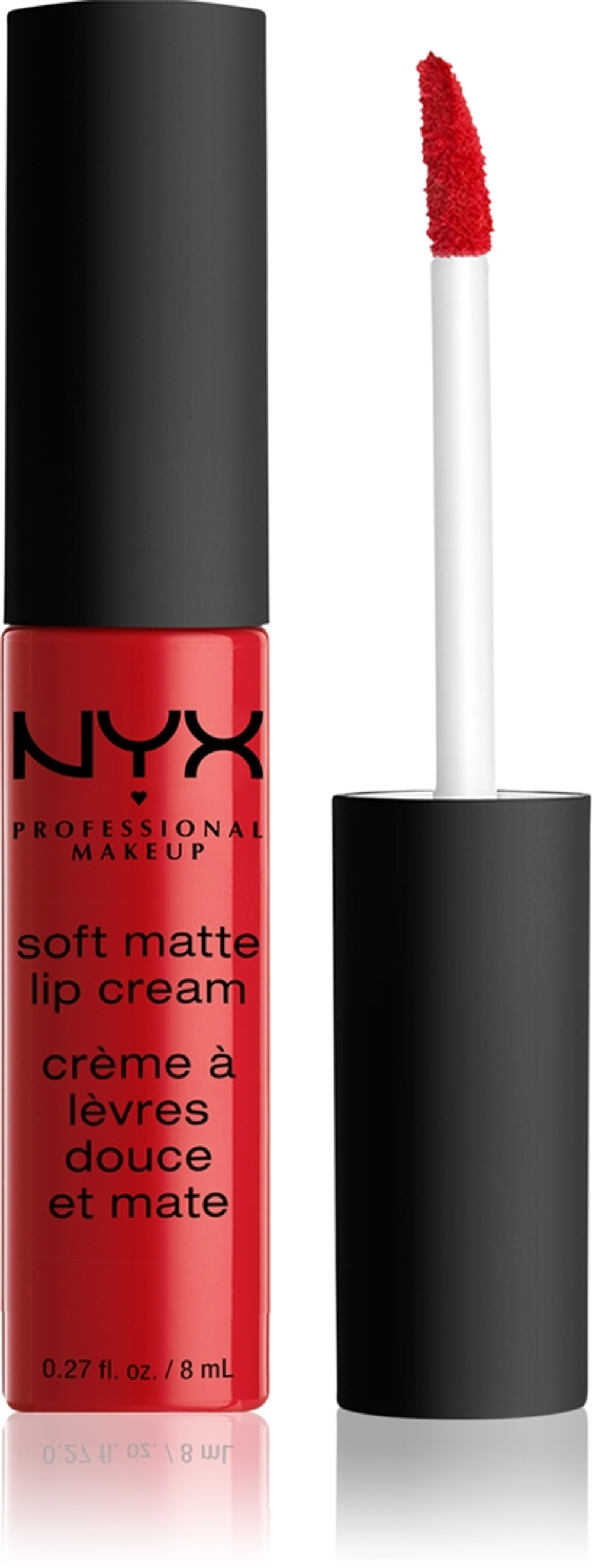NYX Professional Makeup Soft Matte Lip Cream - Легкая матовая жидкая помада оттенок 01 Amsterdam, 8 ml