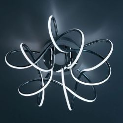 Citilux Джемини Смарт CL229A151E RGB Умная люстра Хром