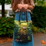 Сумка шоппер с принтом Genshin Impact