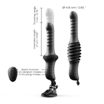 Компактная секс-машина Dorcel Deep Orgasm с возвратно-поступательными движениями (Цвет: черный)