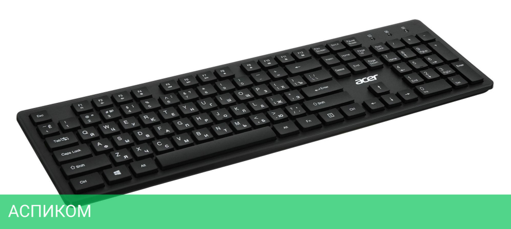 Клавиатура Acer OKW020 черный (ZL.KBDEE.001)