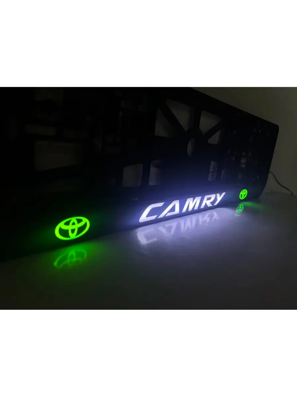 LED рамка под госномер для авто. С индивидуальным дизайном.