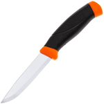 Нож Morakniv Companion F Orange, нерж. сталь, прорезиненная рукоять, 11824