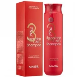 Masil 3 Shampoo Salon Hair CMC Шампунь для волос восстанавливающий с аминокислотами, 300 мл