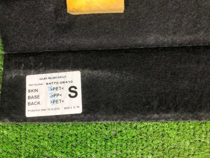 Пол багажника Toyota Camry xv70 (2017-н.в.)