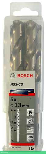 Набор сверл Bosch HSS-CO 13.0мм 2.608.585.905