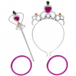 Карнавальный набор (ободок/корона, 2 браслета, палочка) «Фея»