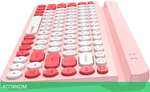 Клавиатура A4Tech Fstyler FBK30 розовый