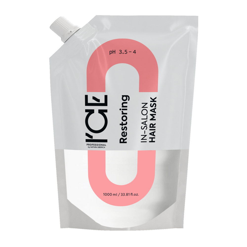 Маска ICE Restoring In-Salon Hair Mask восстанавливающая для процедуры реконструкции волос - 1000 мл. (refill пакет)