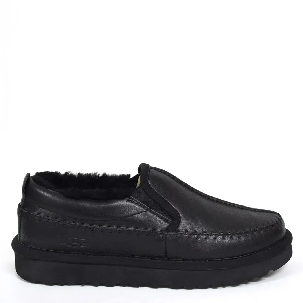 Ugg Men Stitch Slip - Leather Black