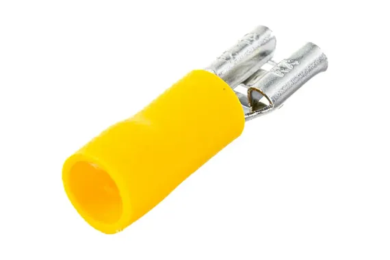 Наконечник IEK РпИм 4,0-6,0 7,4мм мама изолированный желтый (упаковка 20шт) 39167