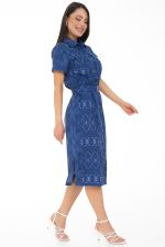 Платье-рубашка Дарина Люкс (деним) Diolche