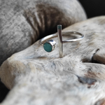 Кольцо ГРАНИЦА, серебро/ларимар