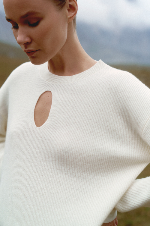 Джемпер ALESSANDRA, молочный