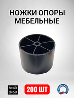 Пластиковые ножки опоры для мебели