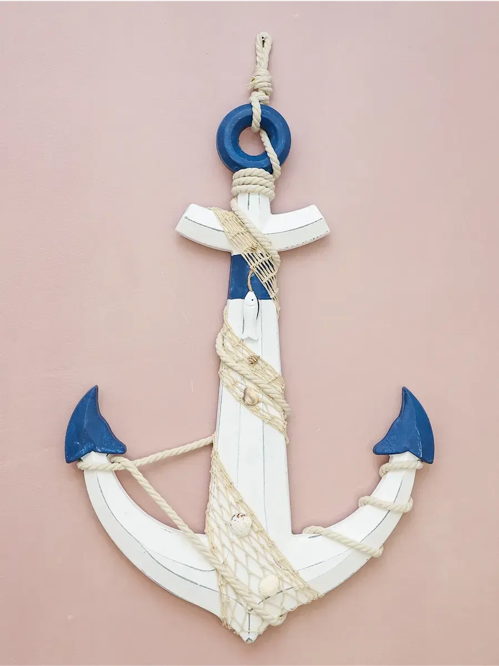Декор для дома на стену "Якорь" 60*46 см