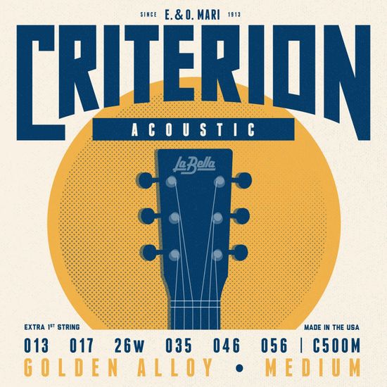 Струны для акустической гитары LA BELLA C5 00M
