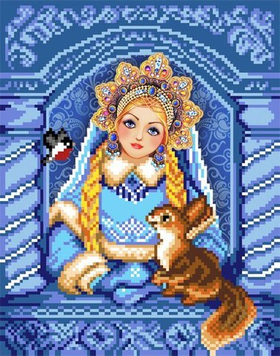 "Снегурочка"-4109 ткань с нанесенным рисунком