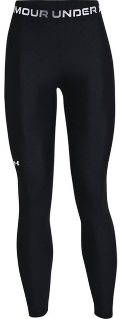 Леггинсы Under Armour Women's HeatGear Armour Wordmark Waistband Full-Length Leggings - black
