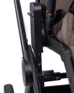 Коляска детская Peppy Monaco 2 в 1 Brownie (коричневый), рама черная