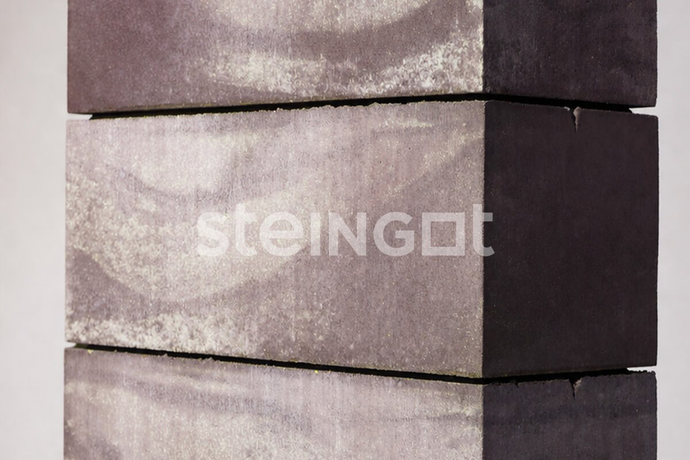 Архитектурный блок 500*200*200 Бурый камень (Stein Brown)