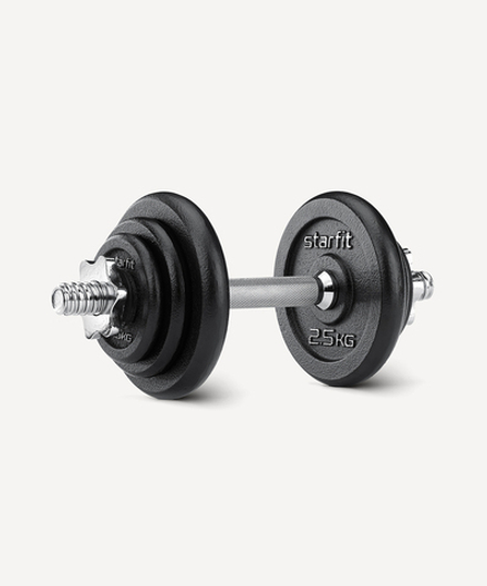 Гантель разборная чугунная в коробке DB-715, 9 кг