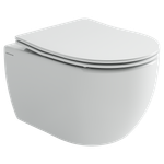 Подвесной унитаз Play Торнадо 49 см сиденье микролифт крепления белый арт CN3001T