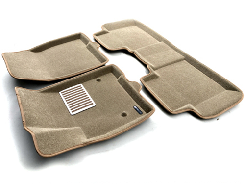 Коврики салона для CADILLAC XT5 (2016-) Euromat 3D Lux бежевые. Арт. EM3D-001307T