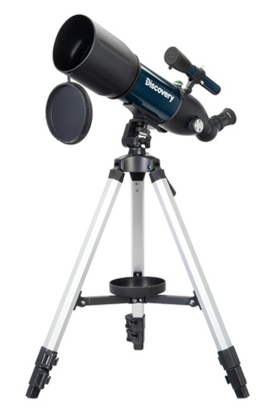 Телескоп Levenhuk Discovery Sky Trip ST80 с книгой Космос. Непустая пустота и держателем для смартфона