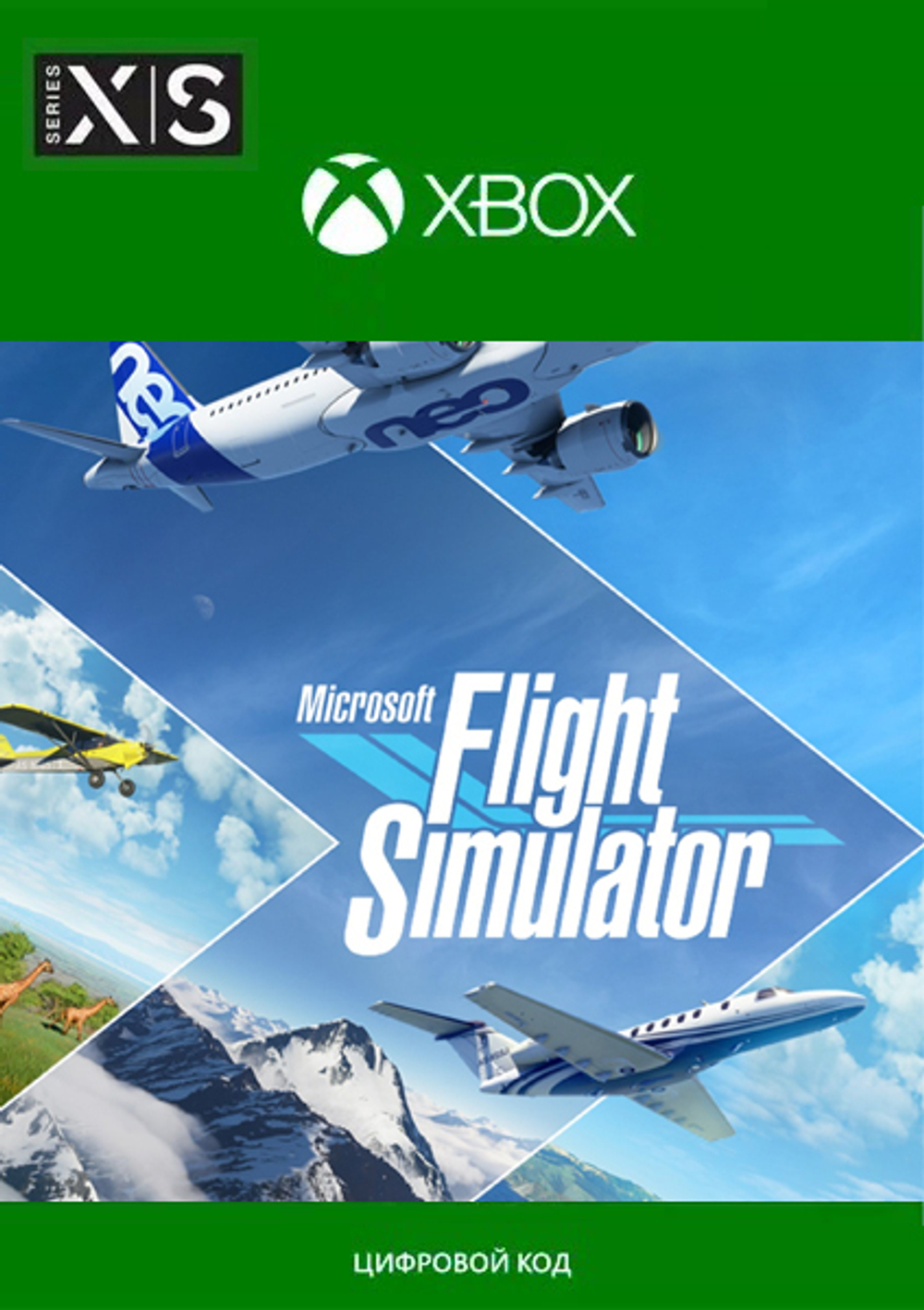 Microsoft Flight Simulator Стандартное издание (Xbox Series X, полностью на русском языке) [Цифровой код доступа]