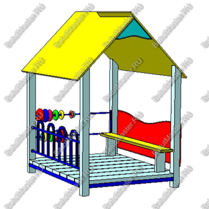 БЕСЕДКА ДЕТСКАЯ (ИГРОВОЙ ДОМИК)