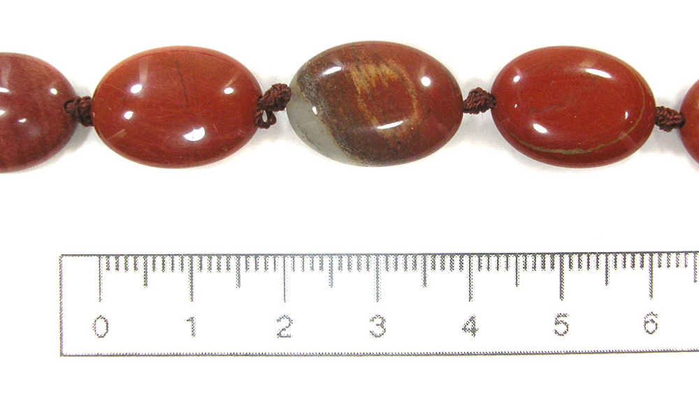 Бусы Яшма yabu003-ov