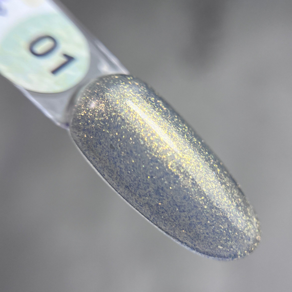 Гель-лак ТМ &quot;HIT gel&quot; №01 Shine White, 9 мл