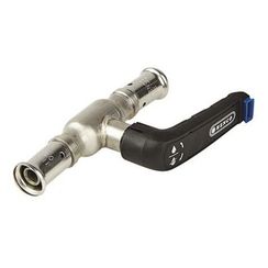 Кран шаровой HENCO из нерж. стали с ручкой, пресс-пресс, 20x20