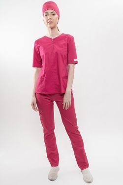 Медицинский топ Доктор Чехов, арт.5520 Hot Pink