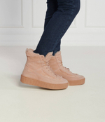 Кожаные кроссовки essential lace up warmbootie Tommy Hilfiger - бежевый(FW0FW07503)