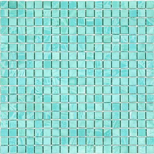 NB-GN425 Мозаика одноцветная чип 15 стекло Alma Mono Color голубой квадрат глянцевый