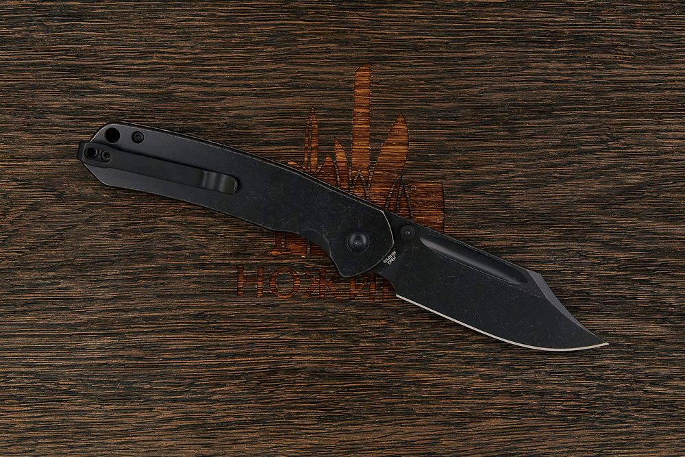 Нож складной CJRB Pyrite Bowie, клинок 80мм, сталь AR-RPM9, рукоять сталь