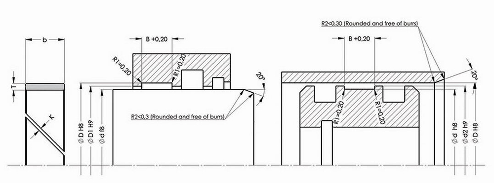 AKT-1,5X5,6 Направляющая лента carbon-PTFE 1,5-5,6