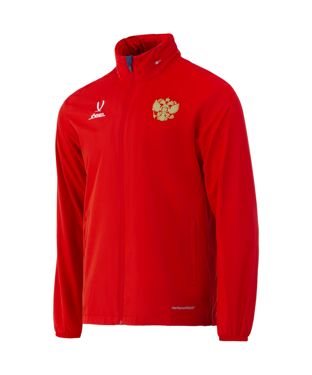 Куртка ветрозащитная JÖGEL NATIONAL PerFormPROOF Rain Jacket, красный