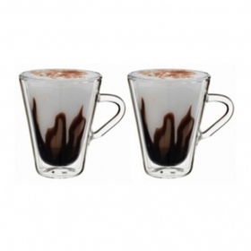 Кружка 105 мл. d=50 мм. h=75 мм. с двойными стенками Thermo Glass Luigi (49263)