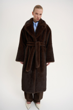 ЭКО-шуба Mommy, шоколадная