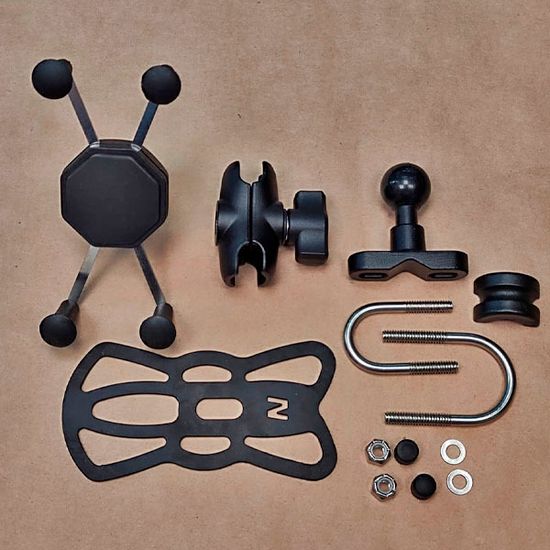 Алюминиевое крепление смартфона X-CLIP на руль велосипеда, мотоцикла, квадроцикла, снегохода