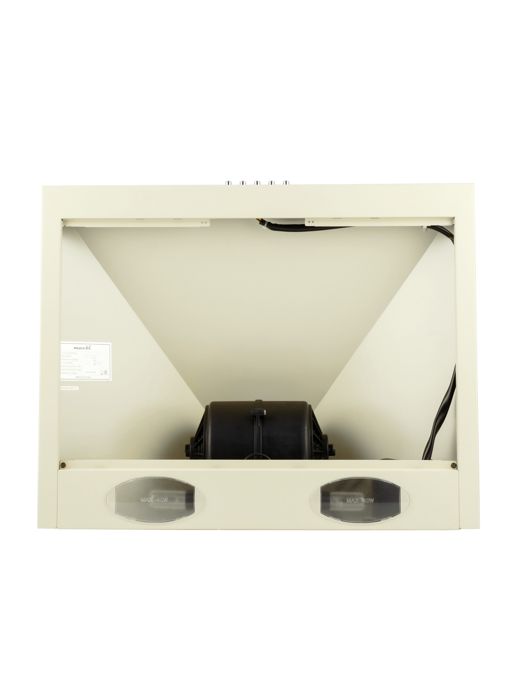 Кухонная вытяжка MACBI DMV 60 650 м/3 Слоновая кость, купольная
