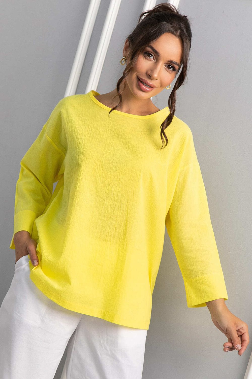 Лонгслив Пляж (желтый) Б13988-25М LT Collection