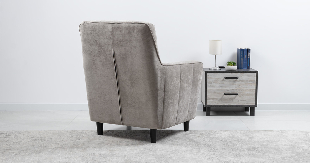 Арно Кресло для отдыха Арт. ТК 563 Лаки 02 Серый жемчуг