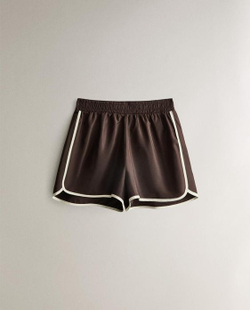 ZARA HOME СПОРТИВНЫЕ ШОРТЫ, КОРИЧНЕВЫЙ