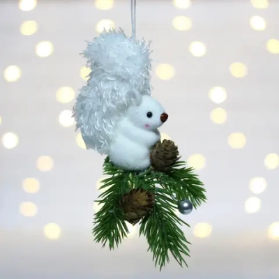 Подвеска «Сказочная белочка» 9 см, микс