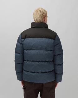 Куртка ANTEATER Downjacket-Navy-Waves