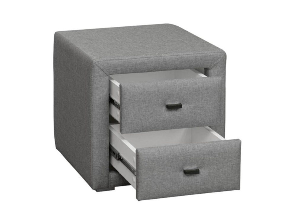 06.34-01 тумба прикроватная Гамма велюр грей